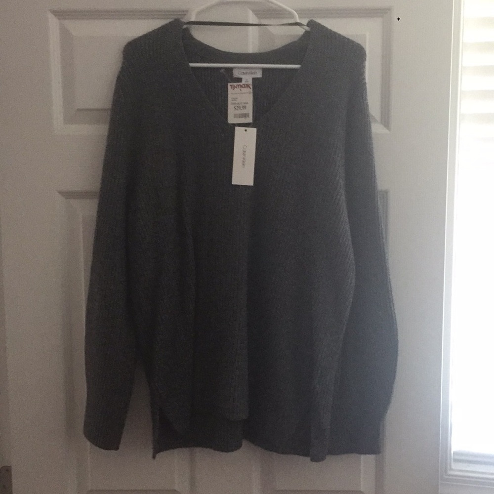 Calvin Klein gray sweater